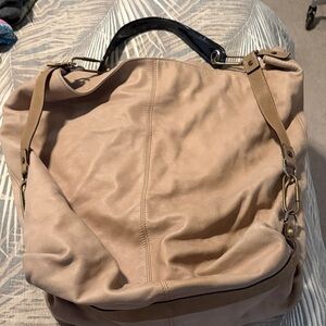 Lanvin Tan Leather Shoulder Bag